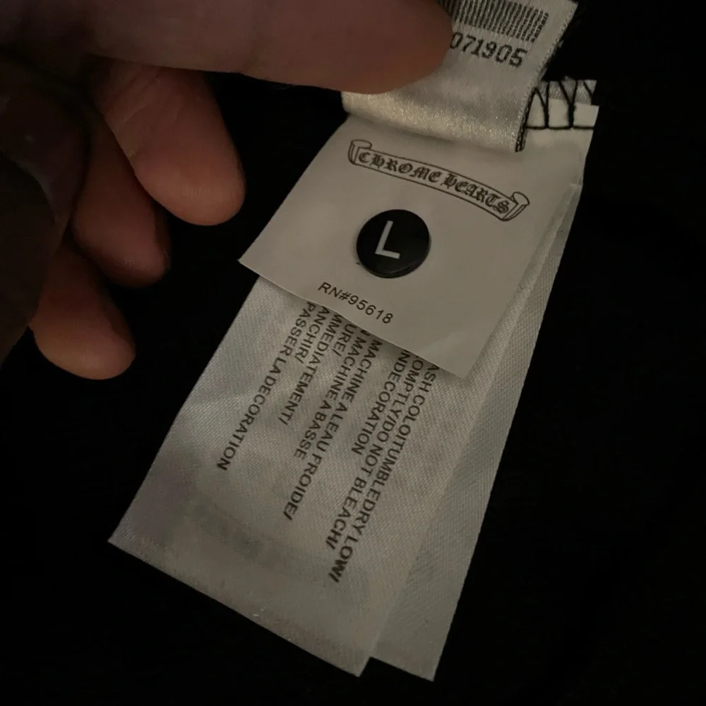 Chrome Hearts Black Hoodie with White Graphics - Picture 5 of 6